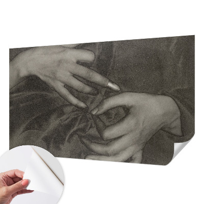 Carta da parati 3D Materiale per le mani