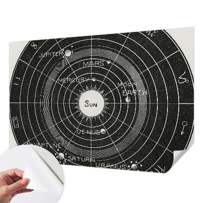 Carta da parati adesiva Diagramma cosmico