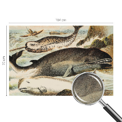 Carta da parati 3D Giganti del mare