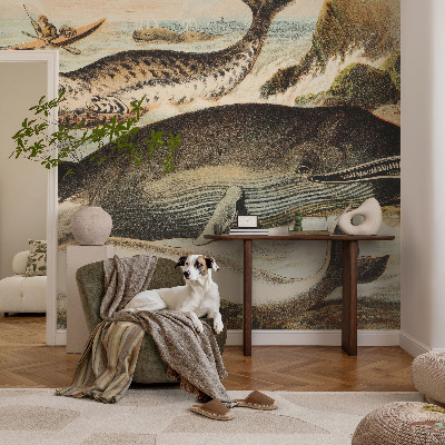 Carta da parati 3D Giganti del mare