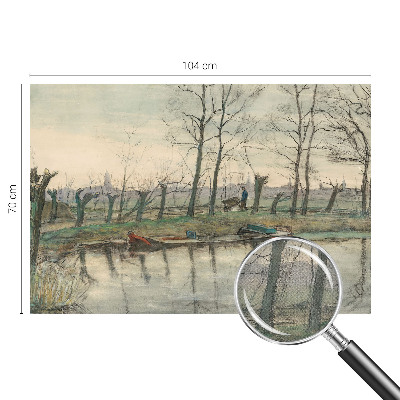 Fotomurale effetto 3D Paesaggio invernale