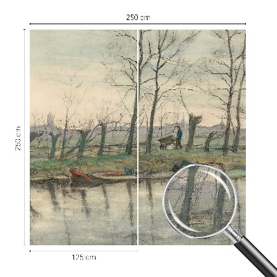 Fotomurale effetto 3D Paesaggio invernale