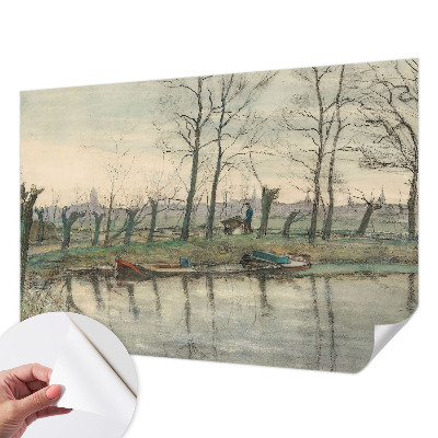 Fotomurale effetto 3D Paesaggio invernale