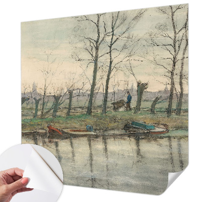 Fotomurale effetto 3D Paesaggio invernale