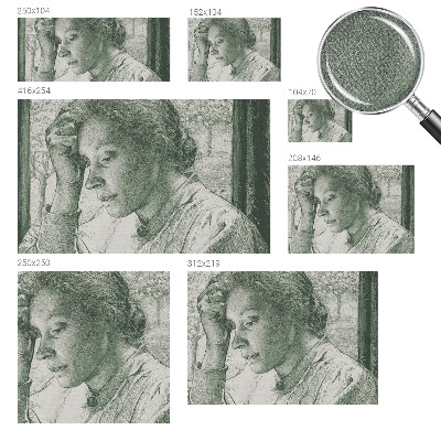 Carta da parati panoramica effetto 3D Donna riflessiva