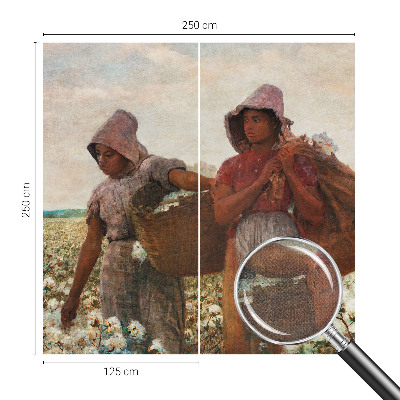 Carta da parati per cameretta Lavorare sul campo