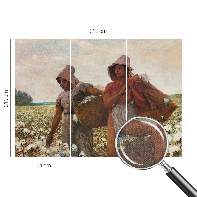 Carta da parati per cameretta Lavorare sul campo