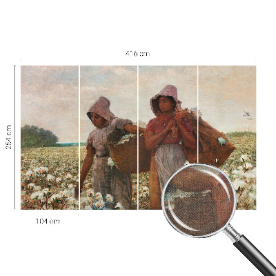 Carta da parati per cameretta Lavorare sul campo