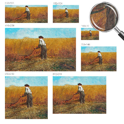 Fotomurale per cameretta Raccolto al sole