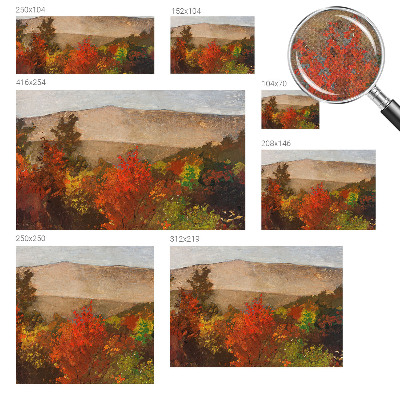 Fotomurale per bambini Panorama autunnale