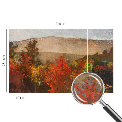 Fotomurale per bambini Panorama autunnale