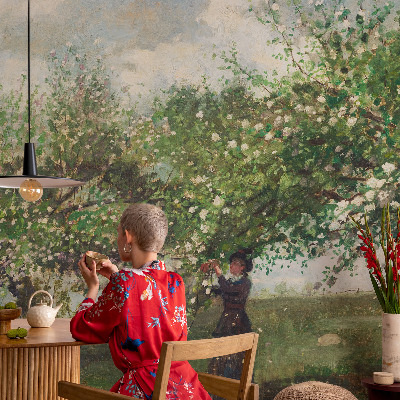 Fotomurale adesivo Scena primaverile