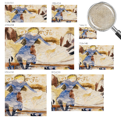 Fotomurale 3D Pace femminile