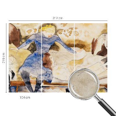 Fotomurale 3D Pace femminile