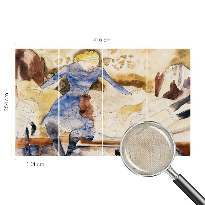 Fotomurale 3D Pace femminile