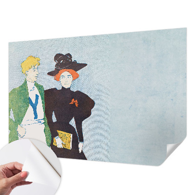 Carta da parati effetto profondità Stile retrò