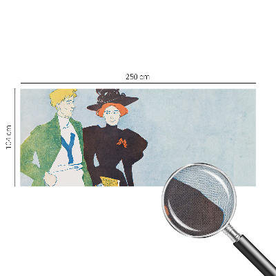 Carta da parati effetto profondità Stile retrò