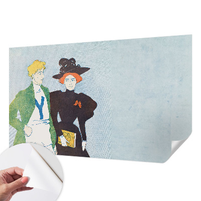 Carta da parati effetto profondità Stile retrò