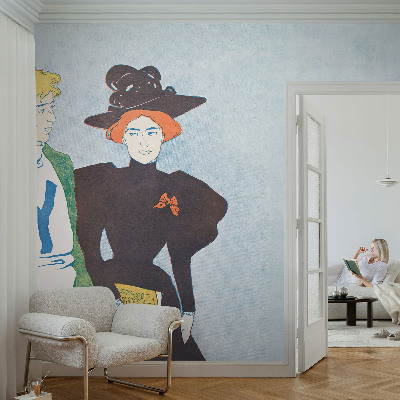 Carta da parati effetto profondità Stile retrò