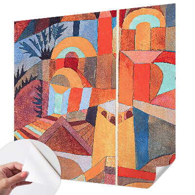 Carta da parati per cameretta Mosaico colorato