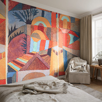 Carta da parati per cameretta Mosaico colorato