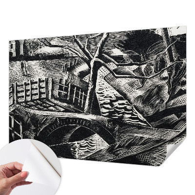 Carta da parati cameretta Paesaggio architettonico