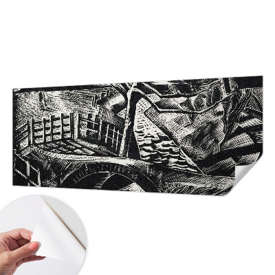 Carta da parati cameretta Paesaggio architettonico