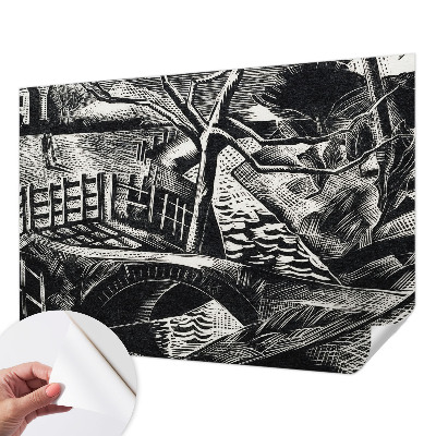 Carta da parati cameretta Paesaggio architettonico