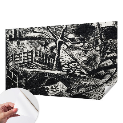 Carta da parati cameretta Paesaggio architettonico