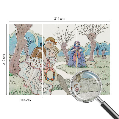 Fotomurale per cameretta Scena romantica