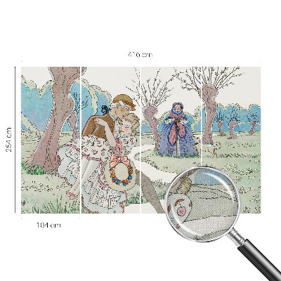 Fotomurale per cameretta Scena romantica