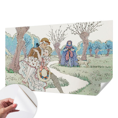 Fotomurale per cameretta Scena romantica