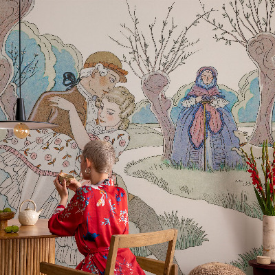 Fotomurale per cameretta Scena romantica