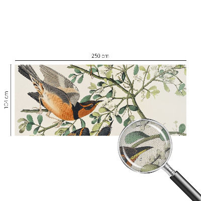 Fotomurale effetto 3D Uccelli colorati