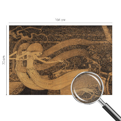 Carta da parati effetto profondità Personaggi surreali