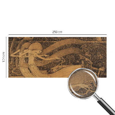 Carta da parati effetto profondità Personaggi surreali