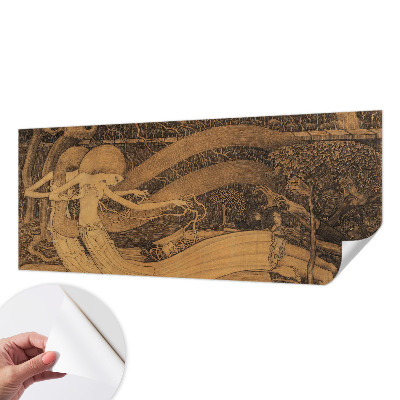 Carta da parati effetto profondità Personaggi surreali