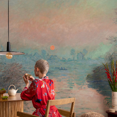 Carta da parati cameretta crepuscolo atmosferico