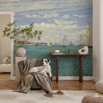 Carta da parati per cameretta Paesaggio costiero