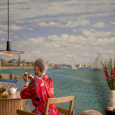 Carta da parati per cameretta Paesaggio costiero