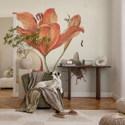 Carta da parati adesiva Illustrazione botanica