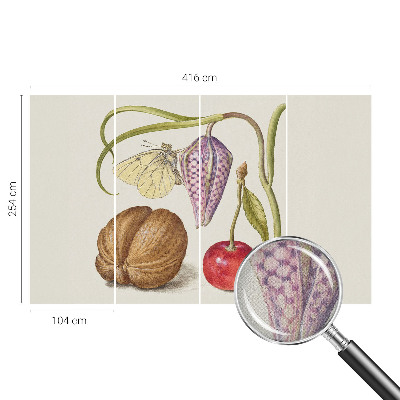 Fotomurale adesivo Pianta farfalla