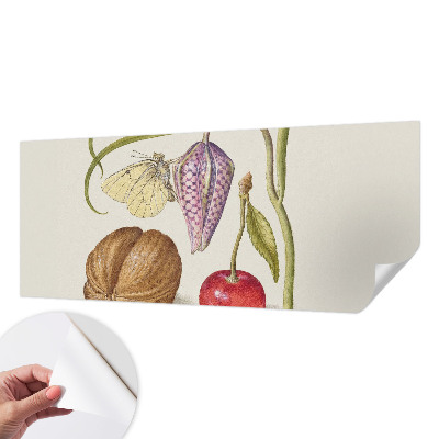 Fotomurale adesivo Pianta farfalla