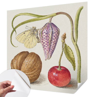 Fotomurale adesivo Pianta farfalla