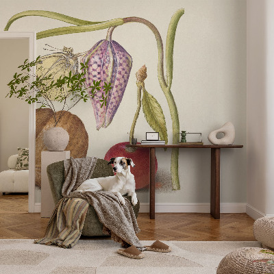 Fotomurale adesivo Pianta farfalla