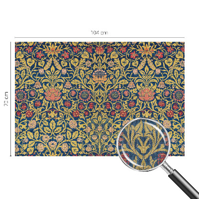 Carta da parati effetto profondità Motivo floreale