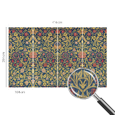 Carta da parati effetto profondità Motivo floreale