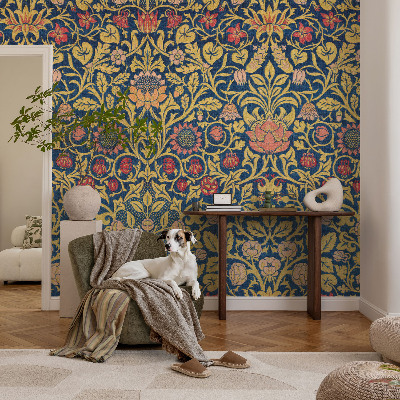 Carta da parati effetto profondità Motivo floreale