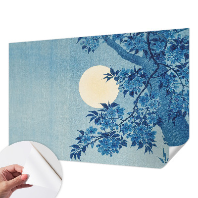 Carta da parati cameretta Luna dei Fiori