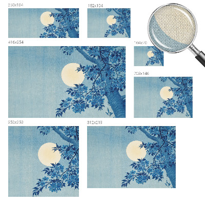 Carta da parati cameretta Luna dei Fiori